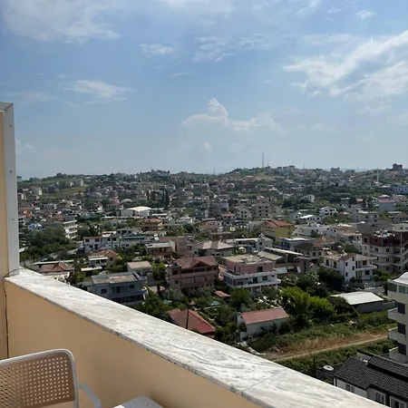Luxury On The 10th Floor With Two Balconies * Durrës