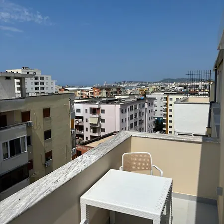 Luxury On The 10th Floor With Two Balconies Durrës