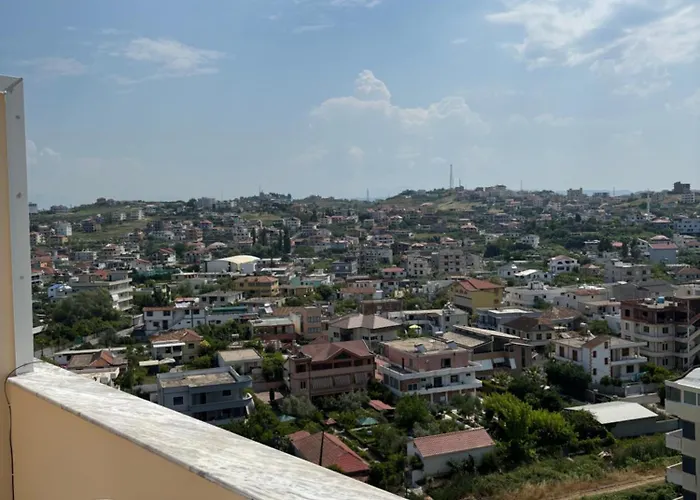Luxury On The 10th Floor With Two Balconies * Durrës
