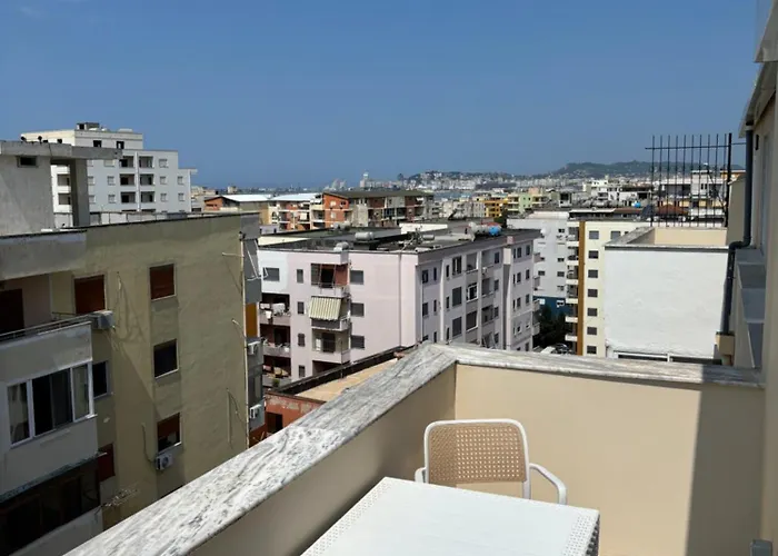Luxury On The 10th Floor With Two Balconies Durrës